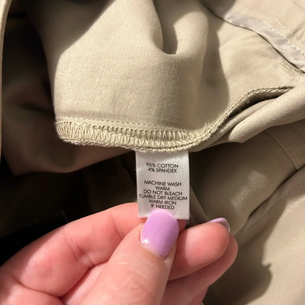 NEW Ann Taylor LOFT Tan Mini Skirt Size 6 - Picture 3 of 6